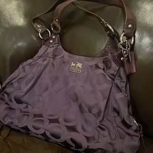 Purple coach bag!